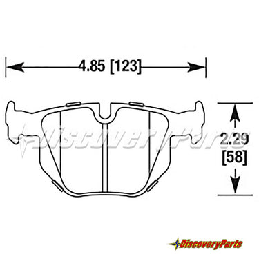 Carbotech CT1170 BMW E90 Rear Brake Pad Set